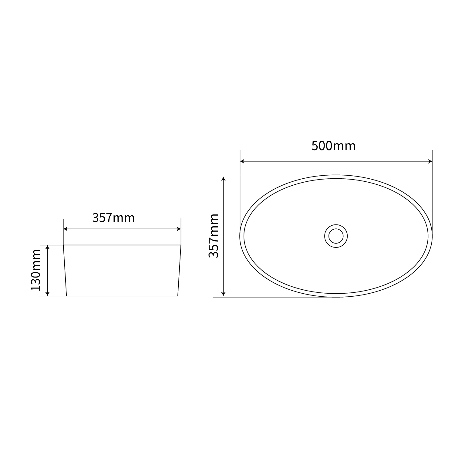 50 cm white oval porcelain wash basin 19 inches oval ceramic sink made by professional bathroom sink suppliers -- meilong ceramics